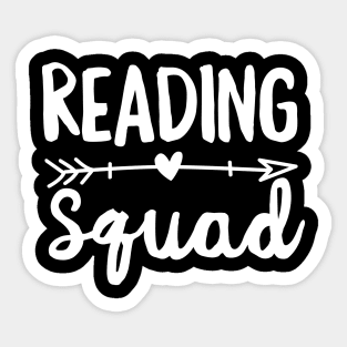 Reading Squad Teacher Gift Arrow Sticker